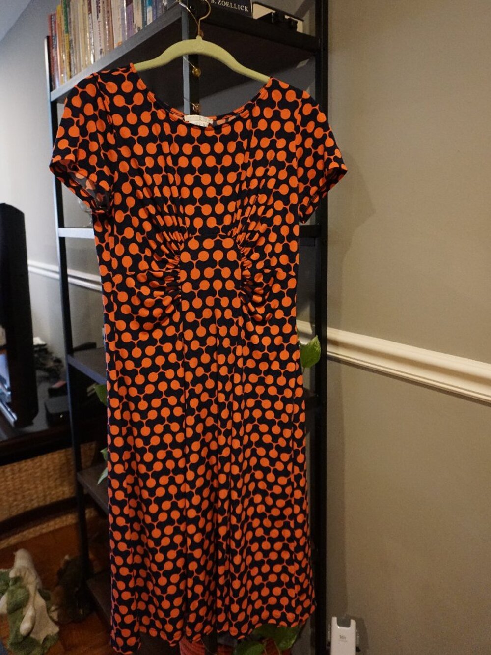 London Times Polka Dot Swing Dress